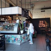 Inside at 2eat Falafel & Hummus in Riga