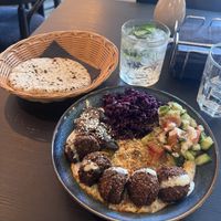   at 2eat Falafel & Hummus in Riga