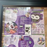 Menu  at Ninja Bubble Tea in Stamford