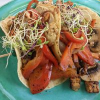 Tofu tacos. at Arte Sano in Aguadilla