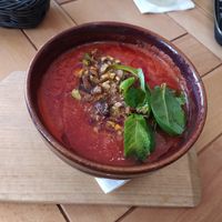 tomato soup at Babka Budapest in Budapest