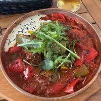 Veganes Shashuka at Babka Budapest in Budapest