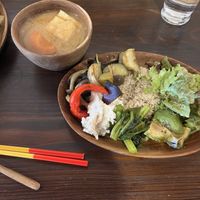 Miso soup and set meal on 10/25/2024  at Hito Kukan - 人空間 - Maybe closed in Osaka