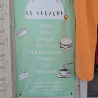 Signage outside at El Vegache in Tampico