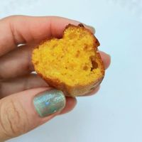 pumpkin madeleine - inside #Veganuary at Dear Vegan Bakery in Bucheon