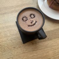 oat hot chocolate  at Ministerstwo Kawy in Warsaw