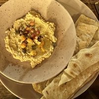 Hummus platter  at THE SLOW in Mirissa