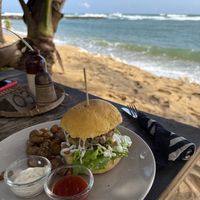 Jackfruit burger   at THE SLOW in Mirissa
