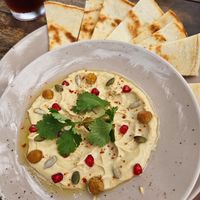 Houmous plate at THE SLOW in Mirissa