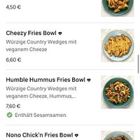 Menu 3 at Vegan Pirates by CloudEatery in Frankfurt