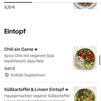 Menu 4 at Vegan Pirates by CloudEatery in Frankfurt