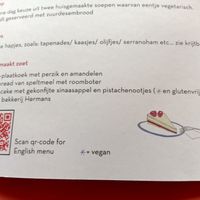 Dessert menu (August 2025) at De Brandweerkantine in Maastricht