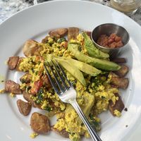 Breakfast burrito no tortilla   at Milk & Honey in Nashville