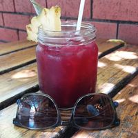 Drinks are always good at Banana Jam Cafe in Western Cape