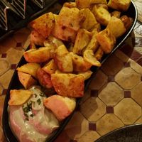 harissa potatoes at Ziryab in Barcelona