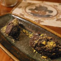 Beautiful and decadent dates. Mmm. at Ziryab in Barcelona