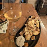 Patatas bravas at Ziryab in Barcelona