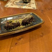 Chocolate dates at Ziryab in Barcelona