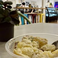 Potato salad (mayo is made with aquafaba)  at FAM's Cuisine in Sarasota