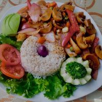Saltado de champiñones at Nutri Natural  in Lima