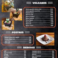 Volcán vegano at La Negrita Restaurante in Puerto Penasco