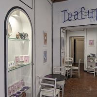 Inside at Teacup in Milan
