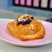 Ube croissant  at Zonts Bakehouse in Northbridge