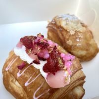Bandung Rose and Lychee Croissant & Almond Croissant   at Zonts Bakehouse in Northbridge