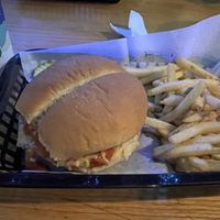 Plant based chicken parm  at Olde Waterville Pizza Company in Waterville Valley