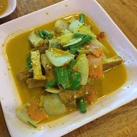 Red curry at Railay Family Restaurant in Krabi