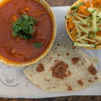 Fish curry at The Vegan Chef in Umhlanga