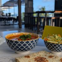 Curry and a view at The Vegan Chef in Umhlanga