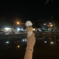 Double scoop cone  at The Cookie Jar in Chiang Mai