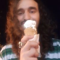 Lemon cheesecake ice cream and salted caramel cookie ice cream - 8/10 at The Cookie Jar in Chiang Mai