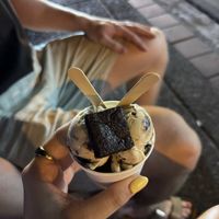 Cinnamon cookie dough iced cream   at The Cookie Jar in Chiang Mai