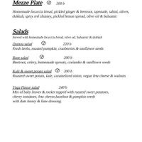 Menu 5 at Yoga House in Koh Phangan