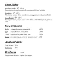 Menu 6 at Yoga House in Koh Phangan