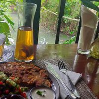 Vegan breakfast and tea drink 😋 at Yoga House in Koh Phangan