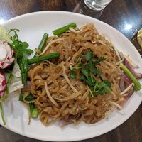 Pad see yw noodles - ask for no egg at Mews Thai in Poulton-le-fylde