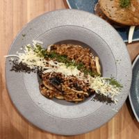 Main: Doenjang Truffle Risotto at Am I Addicted in Central Singapore