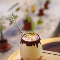 Vegan Strawberry Chung Milk at Am I Addicted in Central Singapore