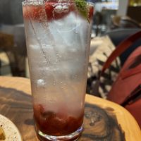 Strawberry lemonade   at Am I Addicted in Central Singapore