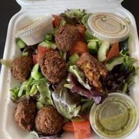 Falafel salad   at Umami Global Bistro in Catonsville