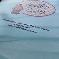 Box with information and logo  at Sensitive Sweets in Fountain Valley