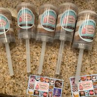 Yum! Ordered vegan cupcake push pops to take to a party where we knew there wouldn’t be vegan dessert options. It worked out wonderfully! at Sensitive Sweets in Fountain Valley