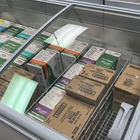 MorningStar in cartons at Corner Market/Bookstore in Calhoun