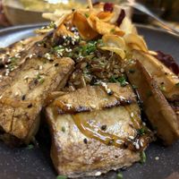 Char Siu tofu with stir fried rice  at TOFU Girona in Girona