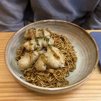 Heura chicken yakisoba  at TOFU Girona in Girona