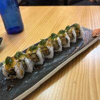 Chicken uramaki  at TOFU Girona in Girona