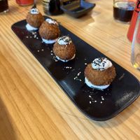Mushrooms croquettes  at TOFU Girona in Girona